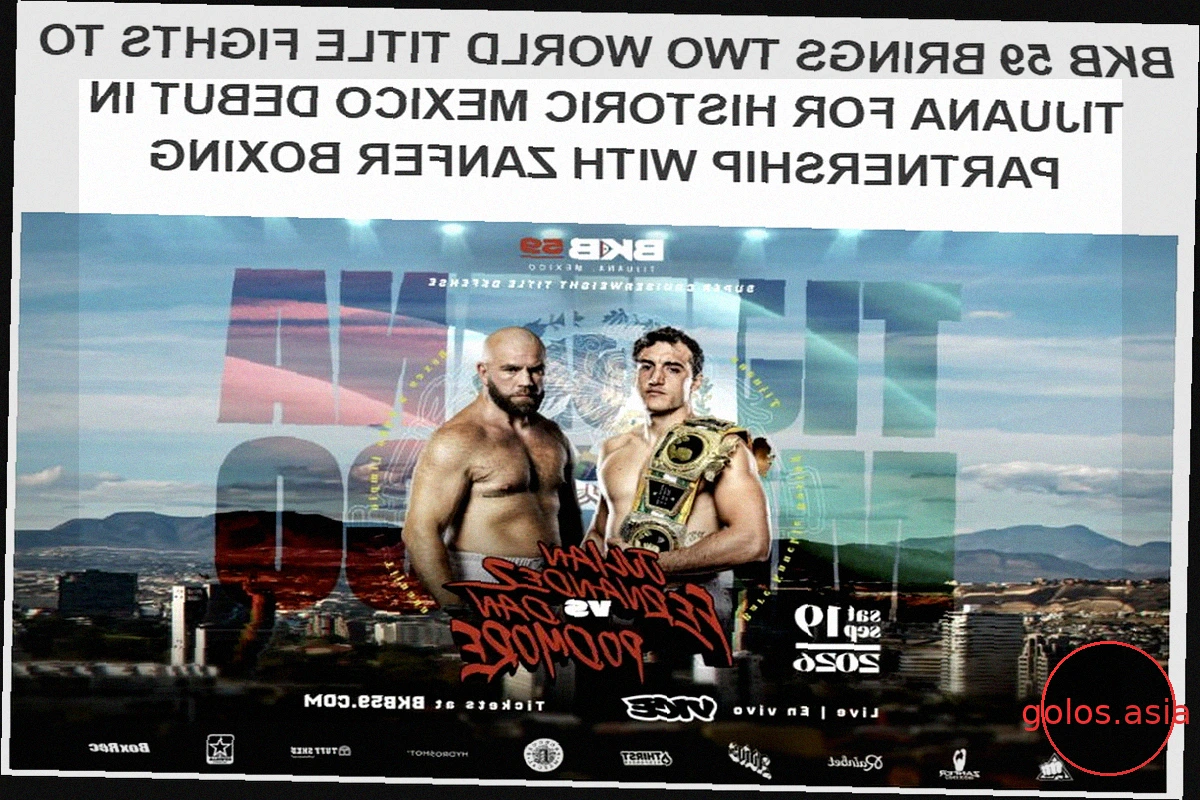 BKB 59: Два титульных боя в Тихуане – исторический дебют в Мексике